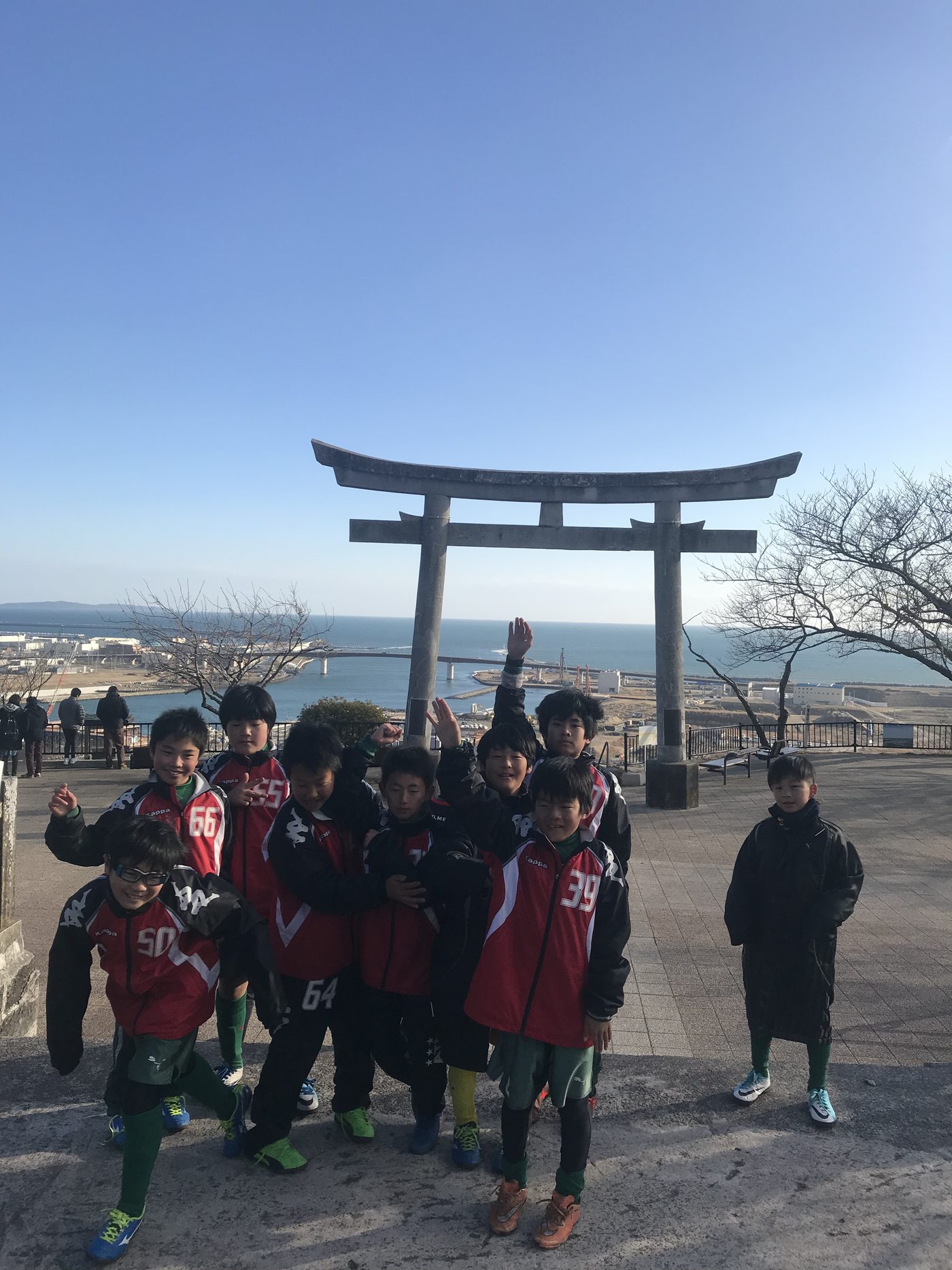 遠征先にて